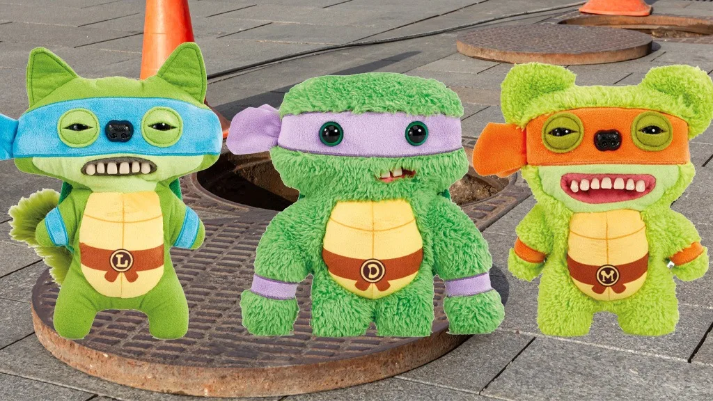 Teenage Mutant Ninja Turtles: Mutant Mayhem Plush Toys 4 Pack of 8 Inch  Leonardo, Michelangelo, Raphael and Donatello, TMNT Movie