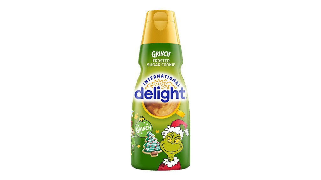 International Delight Coffee Creamer, Frosted Sugar Cookie, Grinch