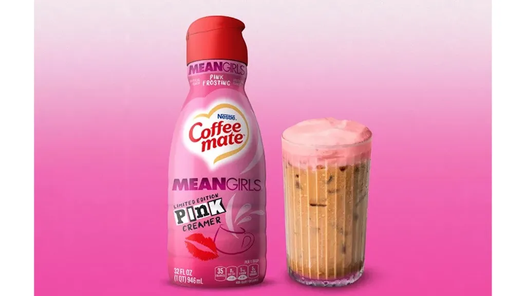 MEAN GIRLS PINK FROSTING LIQUID COFFEE CREAMER The Pop Insider