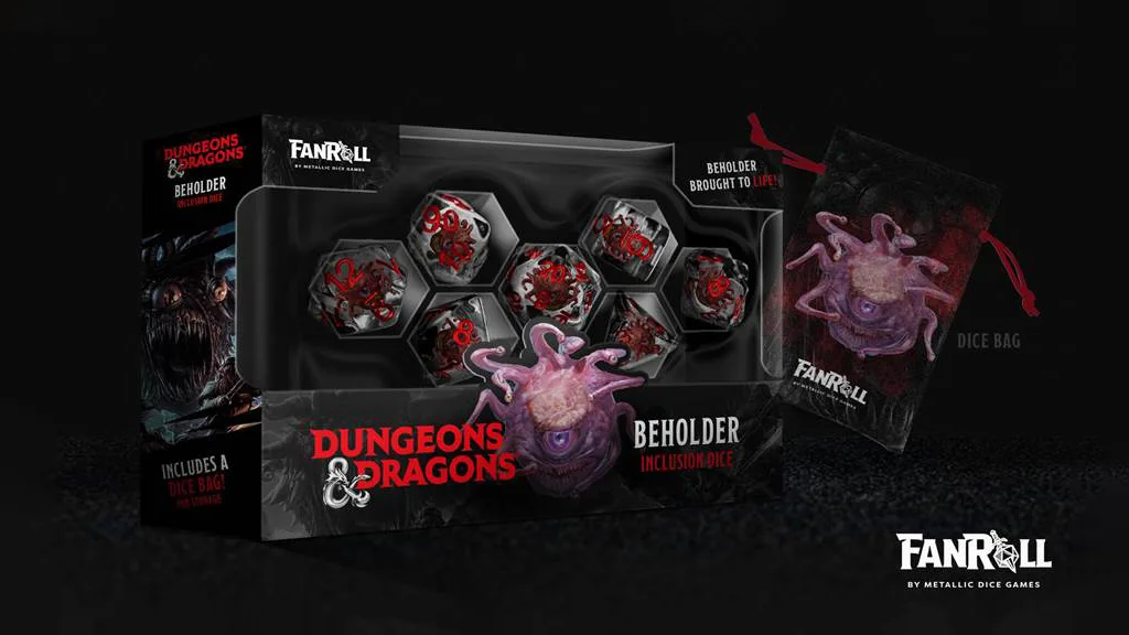 Roll Up to the Tabletop with D&D Dice from FanRoll
