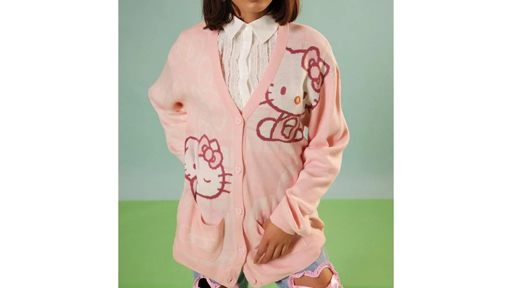 Hello Kitty Girls Cardigan - Pink