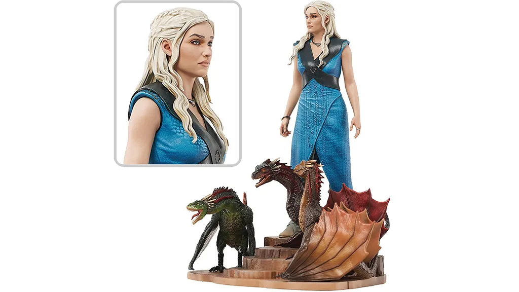 Daenerys and shop drogon statue