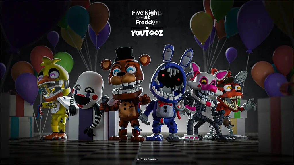 Don’t Be Afraid of Youtooz’s Five Nights at Freddy’s ‘Withered’ Collection