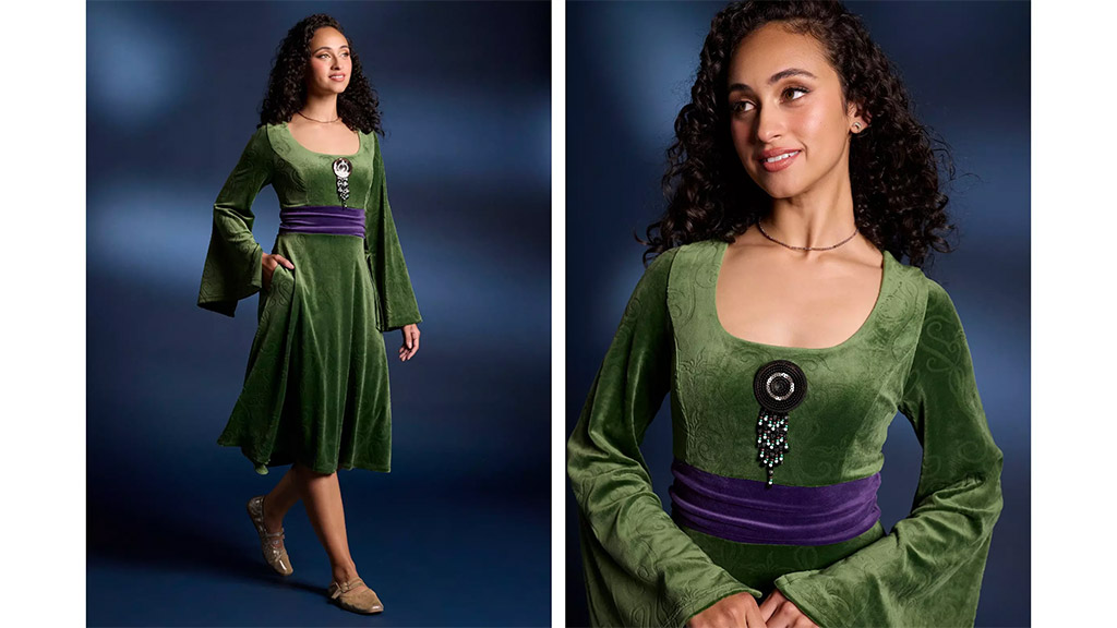 green padme dress Padmé Naberrie Amidala Green Velvet Dress Cosplay Costume Outfits Hall –  Cosplaysky.ca main image 0