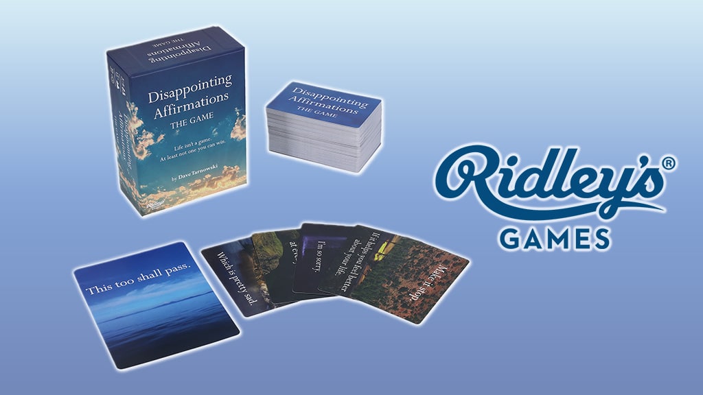 Dark Humor Meets Game Night with Disappointing Affirmations: The Game