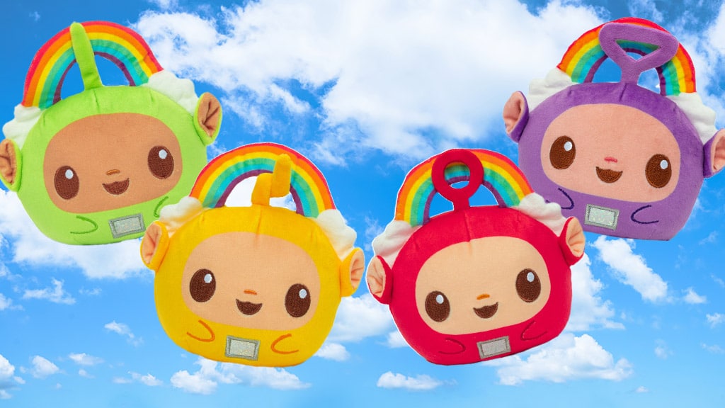 TeeTurtle’s New Teletubbies Reversible Plushies Pop with Pride