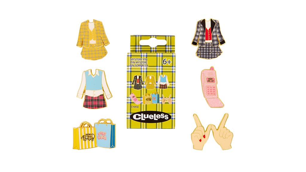 Clueless 30th anniversary pins from Loungefly