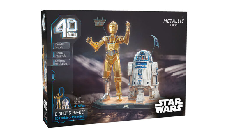 4D BUILD — STAR WARS C-3PO & R2-D2 SET - The Pop Insider