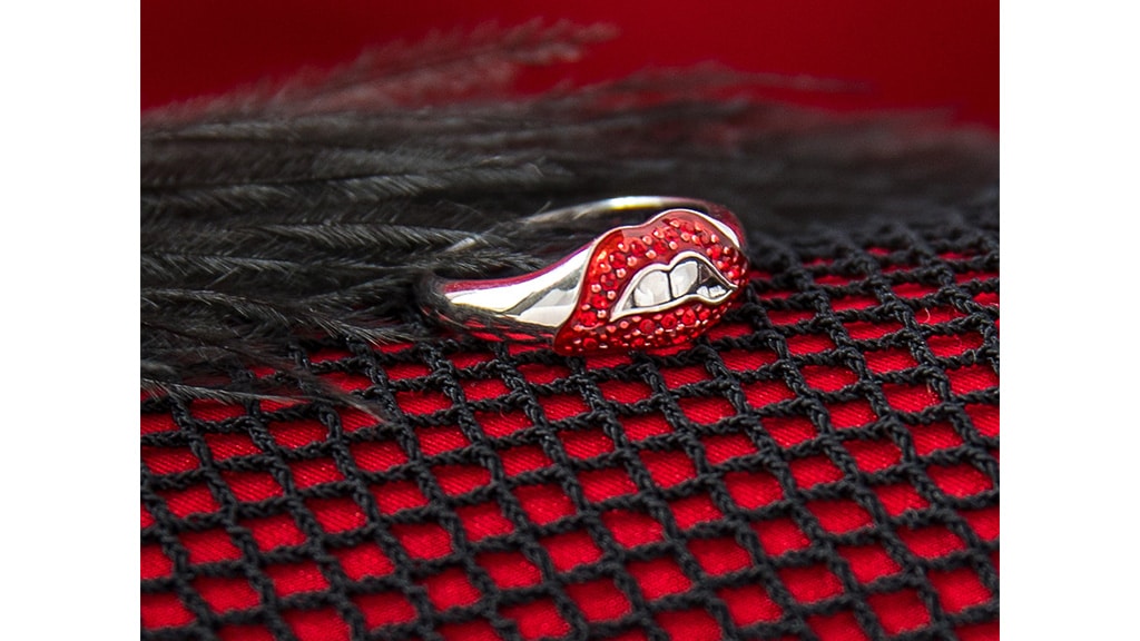 PLITI Orecchini Rocky Horror Picture Show: Labbra Rosse Iconiche In Acciaio Inox - Regalo Per Fan Del Film Cult