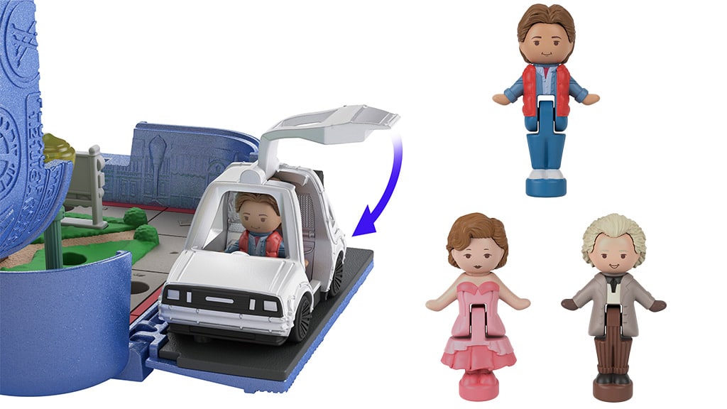 Great Scott! Polly Pocket Goes Back to the Future in New Compact