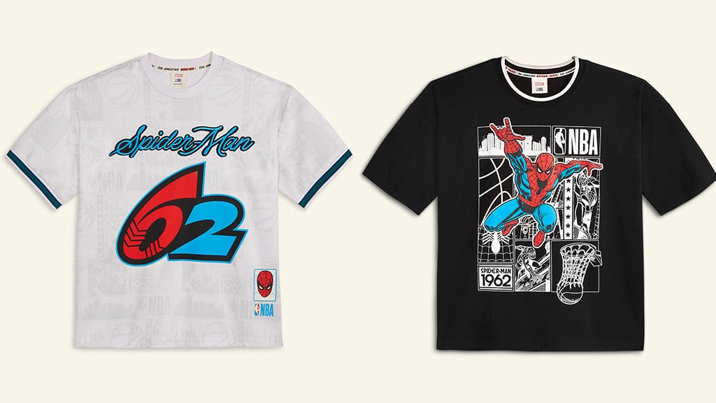Heroes Hit the Hoops in Macy's New Spider-Man X NBA Collection