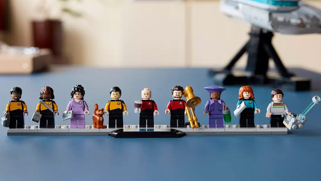 Blast off for Building with This Star Trek U.S.S. Enterprise LEGO