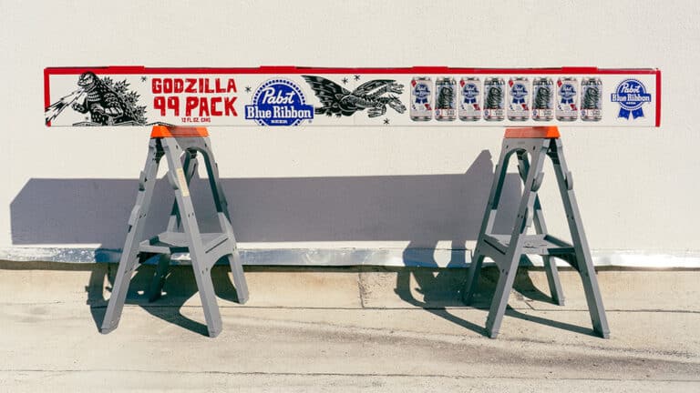 Pabst Blue Ribbon Brings Godzilla Back for a Limited-Edition 99 Pack ...