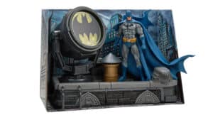 DC Premium Batman: Hush Rooftop Bat-Signal Diorama Set | Source: Mattel